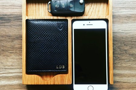 Wallet and Phone Trey