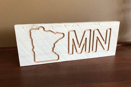 Mini Minnesota Sign