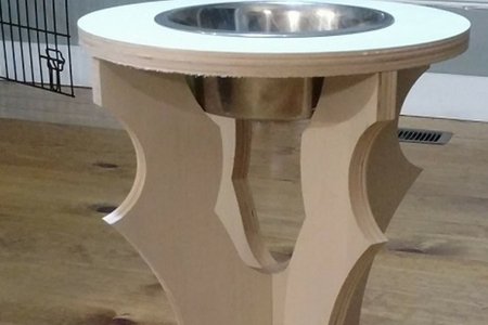 Large Dog Bowl Stand