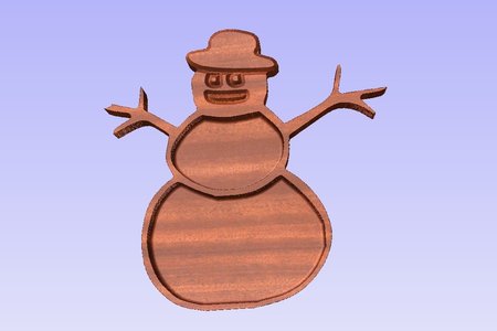 Snowman Tray