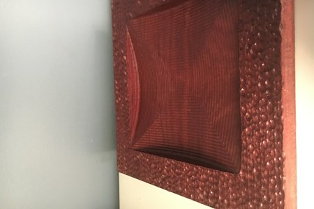 textured and fluted tray