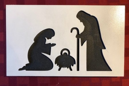 Christmas Sign - Manger 2