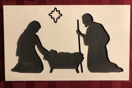Christmas Sign - Manger