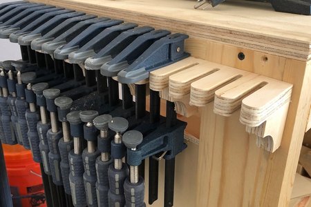 Harbor Freight Clamp Rack