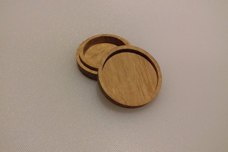 Box - fitted - round - 2in. diameter