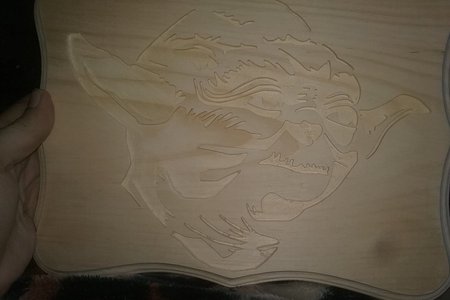 Yoda Wood Relief