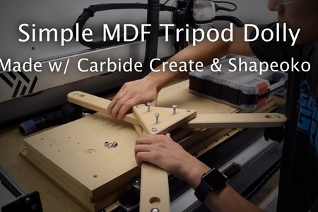 MDF Tripod Dolly