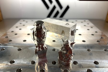 Miniature Maltese Falcon in Aluminum