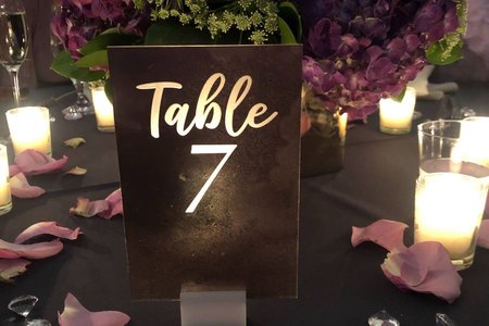 Wedding Table Numbers
