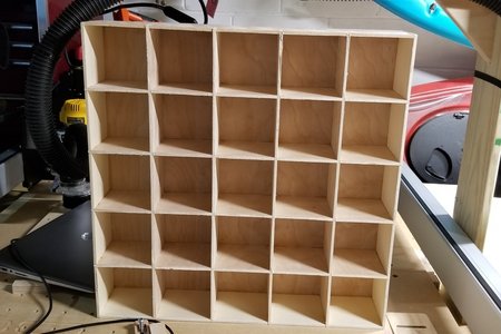 4&#34; pocket storage shelf Vectric VCarve f