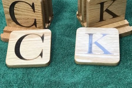 Monogrammed Coasters