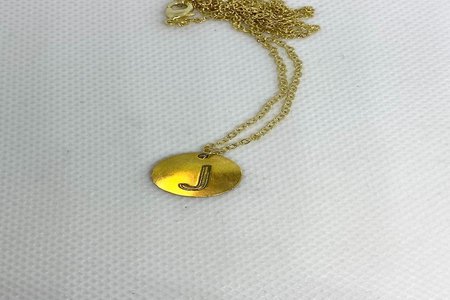 Initial Necklace Charm