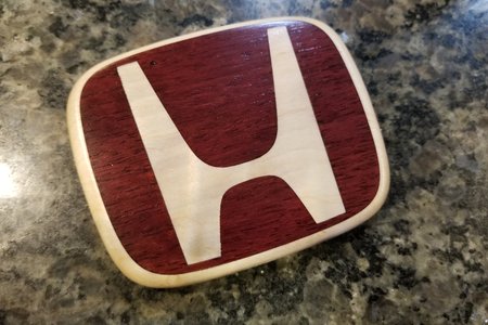 LED honda badge