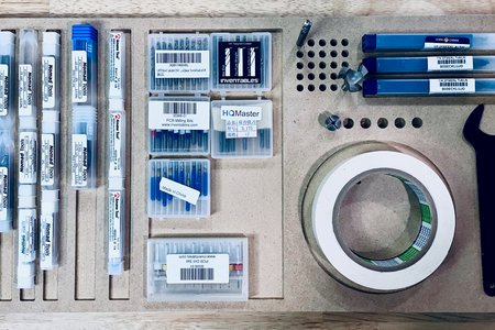 CNC Bit Storage Tray