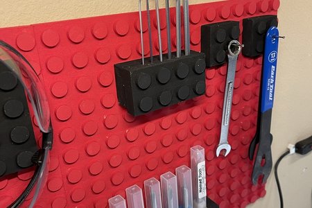 Lego Wall Tool Holder
