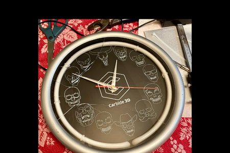 Skull Clock