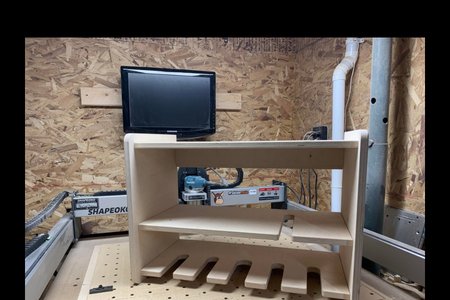 Cordless tool wall storage