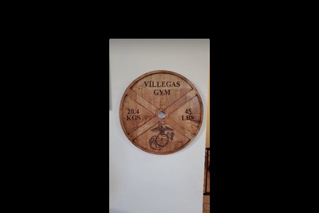 45lb Weight plate with EGA