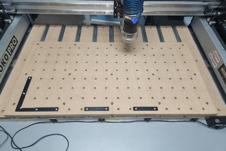 Wasteboard (33.5 x 16.5) with CC corner guide brackets