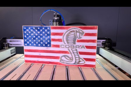 Flag in 5 Steps Template