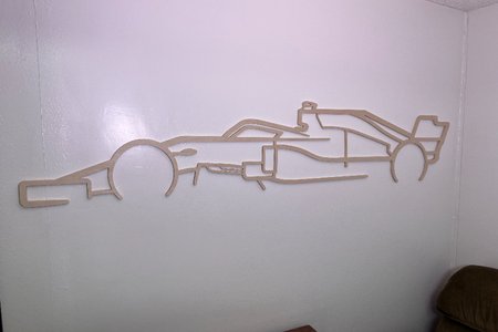 8 FOOT - F1 Cutout - Wall Decor