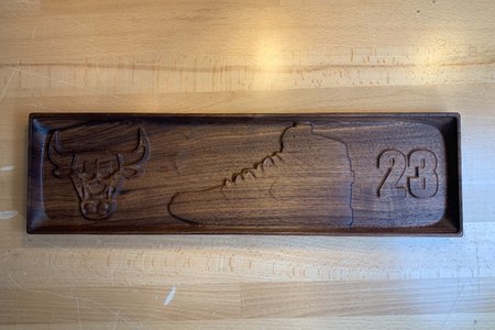 MJ Bulls 3D Drop Tray